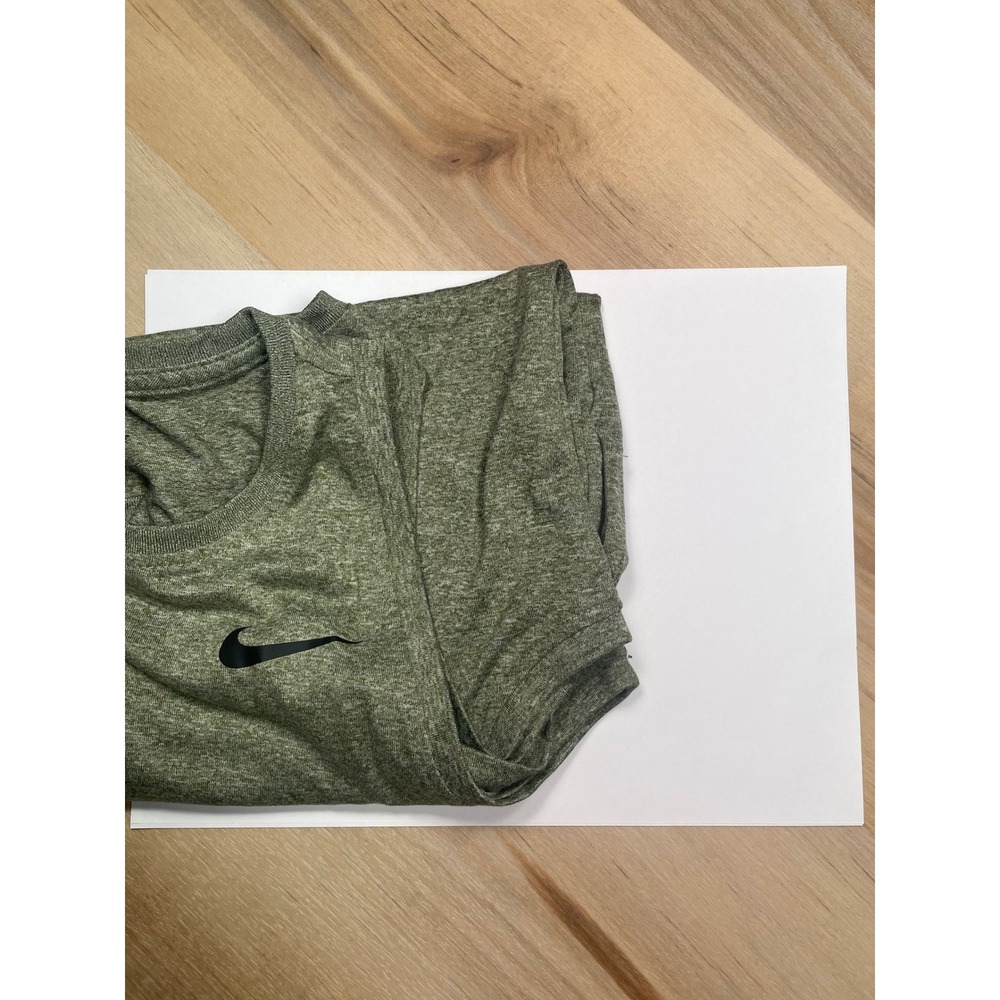 Nike Dri-FIT Tank Top Womens Small Green Heathered Sleeveless Athletic Training - Picture 4 of 8